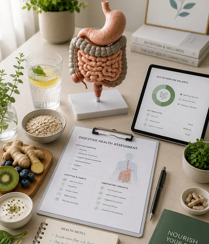 Funktionelle Gesundheitsanalyse bei Verdauungsbeschwerden